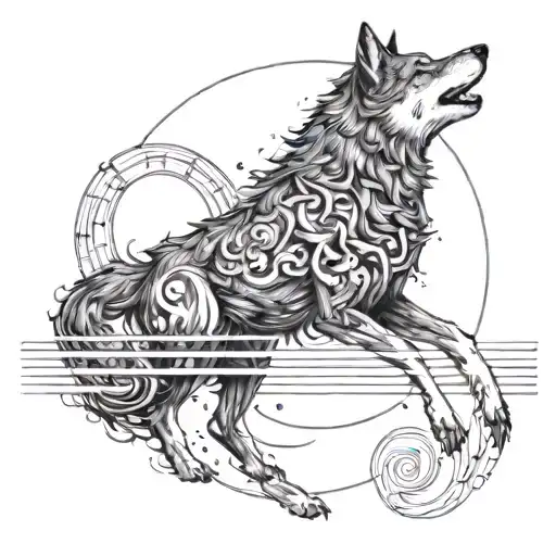 Wolf And Moon And Music And Angry And Pain Eternally Poetic In Infinity