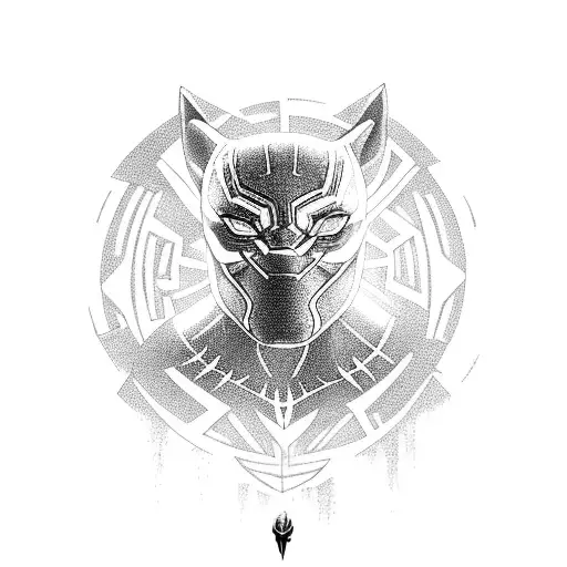 Black Panther On A Tree