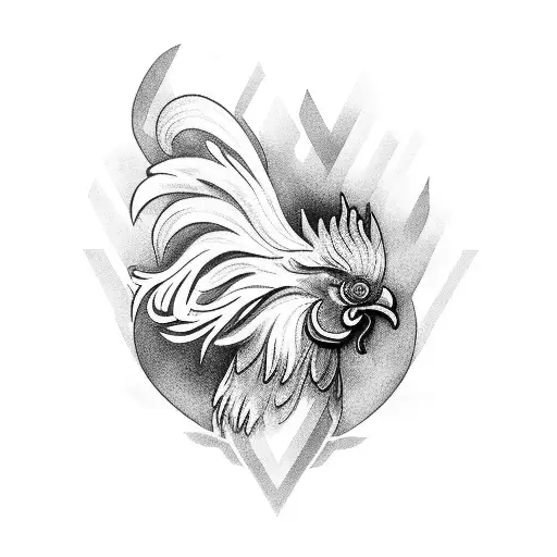 Rooster And The Letter E