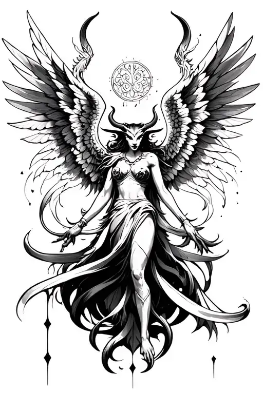 Demon Fighting Angel