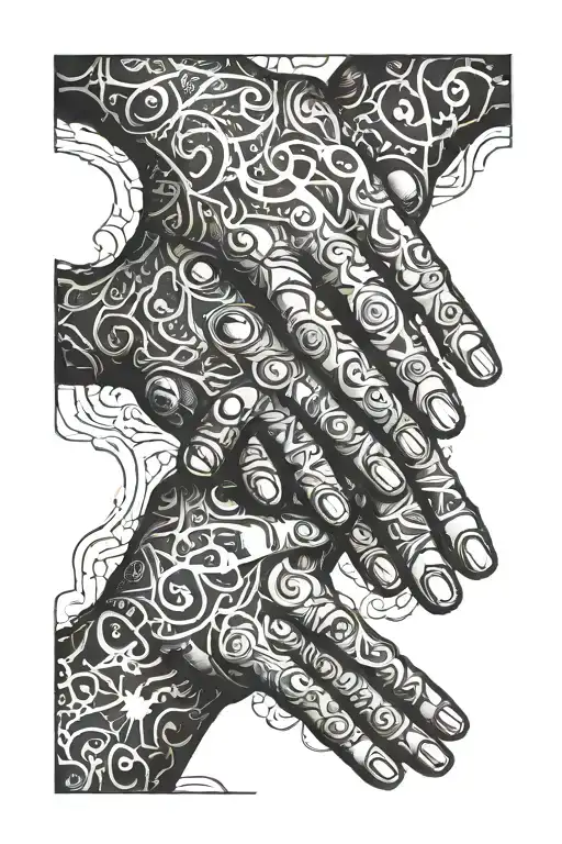 Father And Son Holding Hands