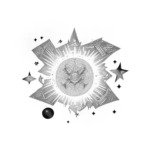 Fear Less Words With Star Burst Between The Words