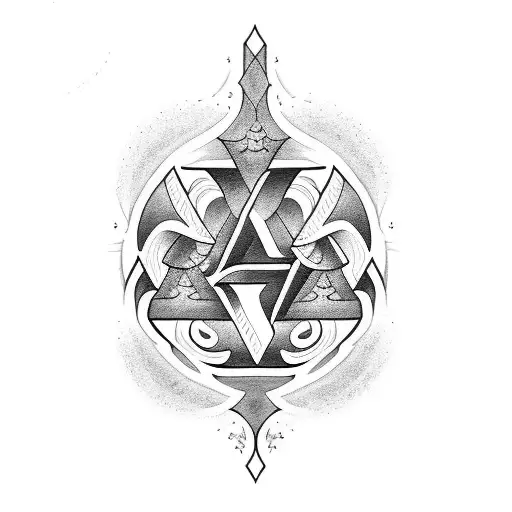 A Tattoo With Four A Letters In It And Symbolic Of Friendship