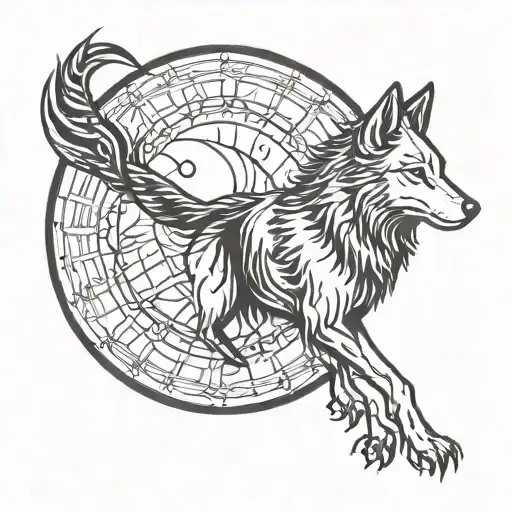 Wolf Moon And Turkey