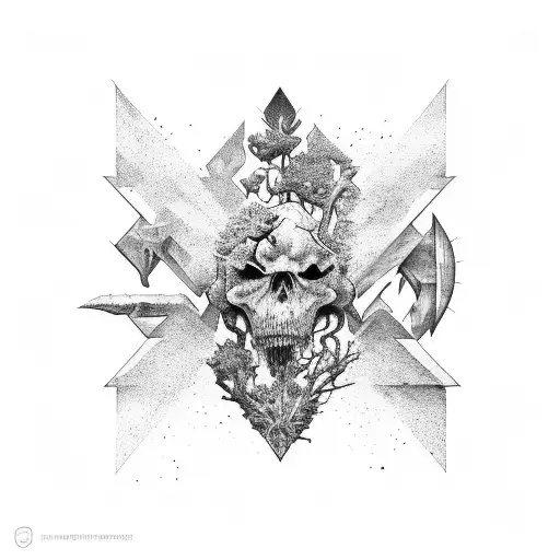 Living Things Album Title Integrated With Nature Elements