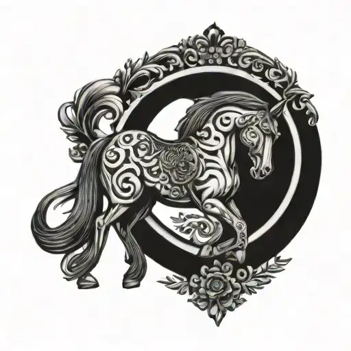 Horse Shoe In Memory Of Grandpa