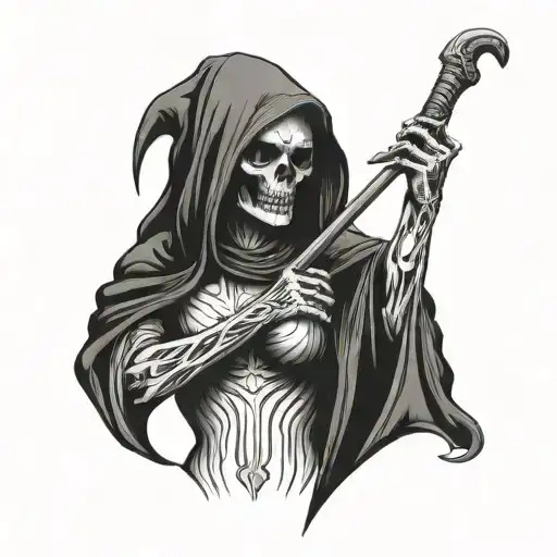 Evil Female Grim Reaper
