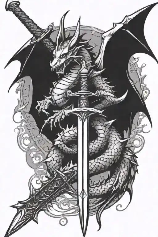 Dragon And Sword