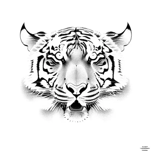 Tiger With Great Heart