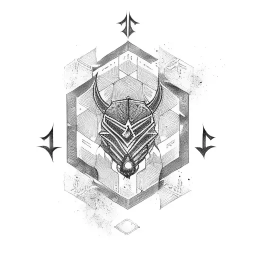 Blackout Sleeve With Runes