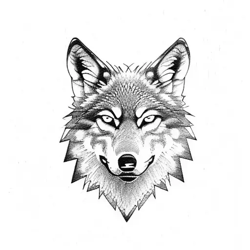 Wolf Arm Band With Wood Grain