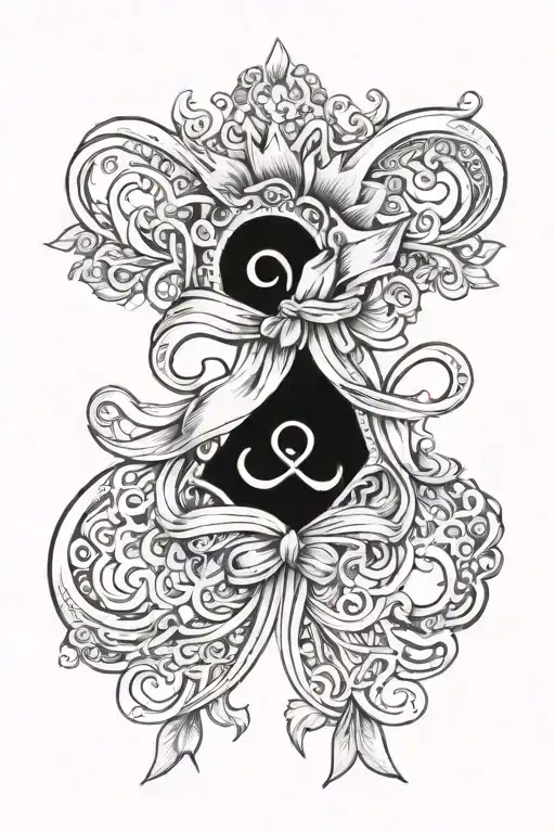 Bow And Arow With Symbol Combined