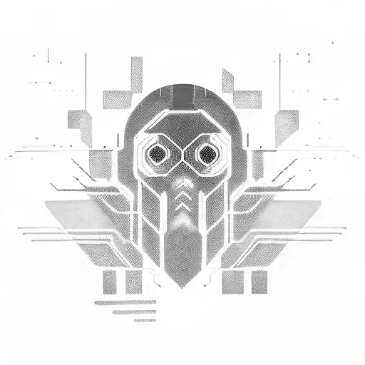 Bbo In A Futuristic Cyberpunk Style