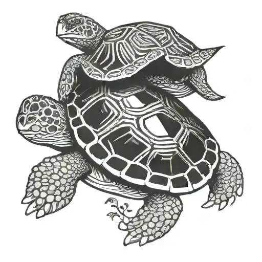 Turtle With 417 On It