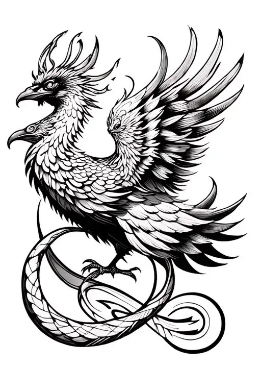 Phenix & Chinese & Infinity Symbol