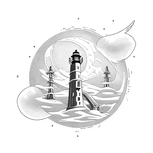 Angel Lighthouse Globe