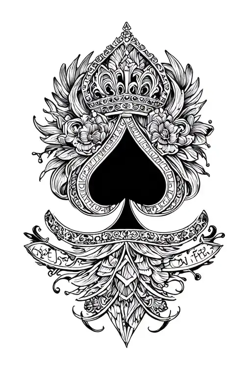 Queen Of Spade Symbol