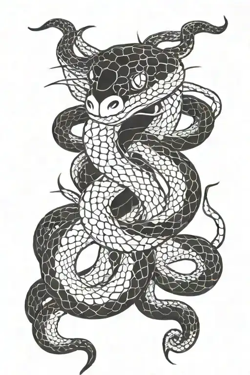 Snake Around The Arm