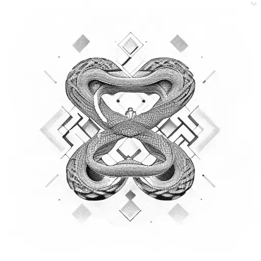 A Molecular Structure Of Caffeine With Snake Scales Incorporated Into The Design