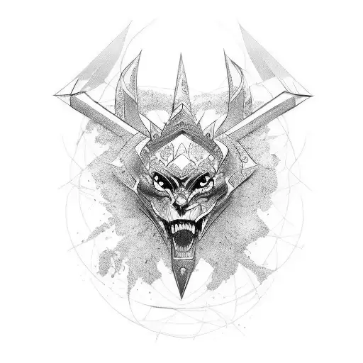 Beautiful Fierce Warrior Female