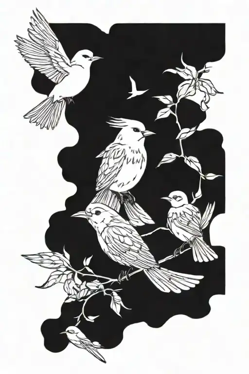 Birds With Phrase I Want The Freedom To Be Who I Am