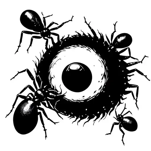 Black Hole With Ants