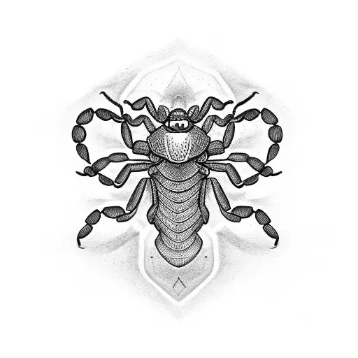 Simple Shaded Scorpion