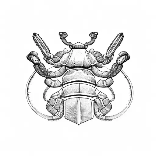 Simple Shaded Desert Scorpion