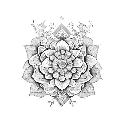 Floral Shoulder Piece