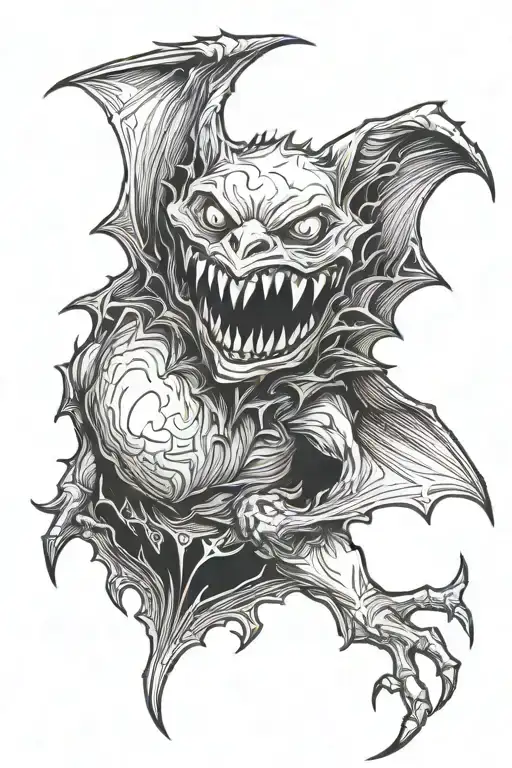Scary Monster Bat