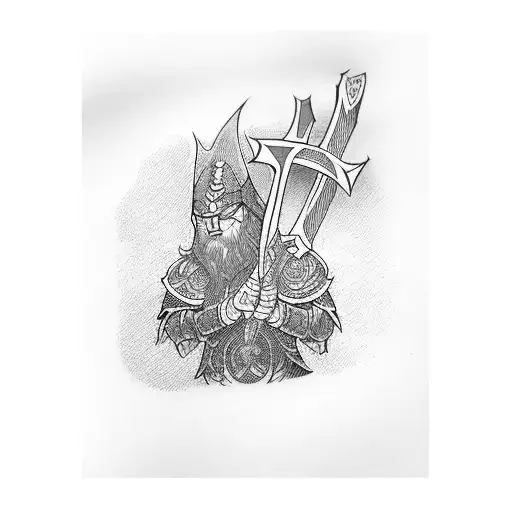 A Norse God Wielding A Book Instead Of A Weapon