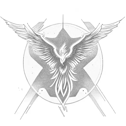 Minimalist Phoenix Front View