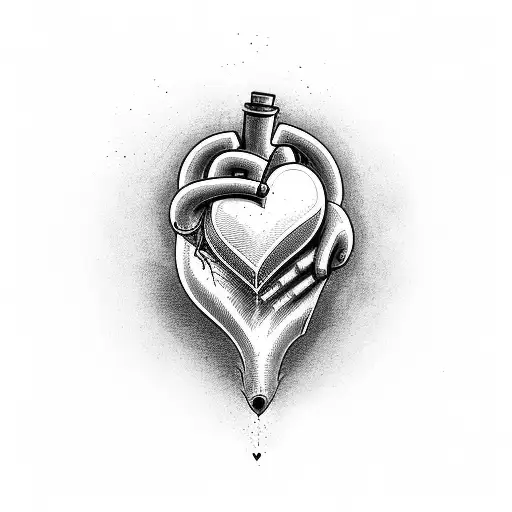 Heart With The Word Pity