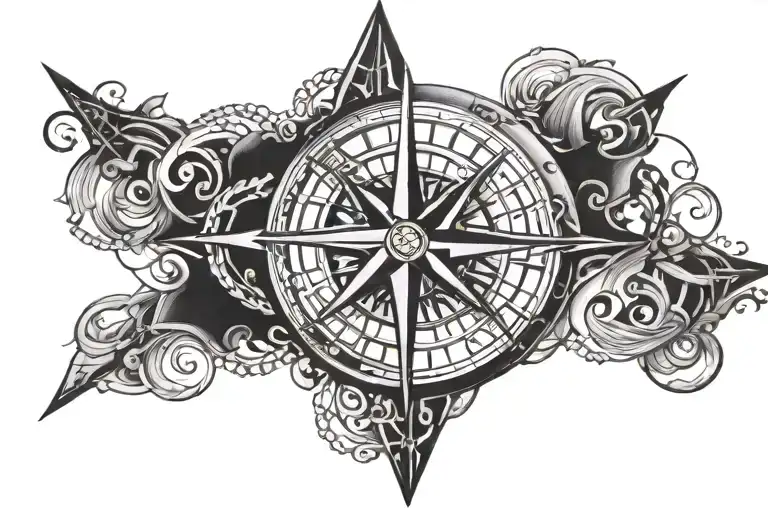Norse Compass Intertwined