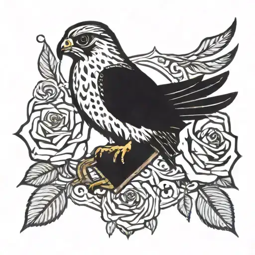 Falcon Rose Intertwined