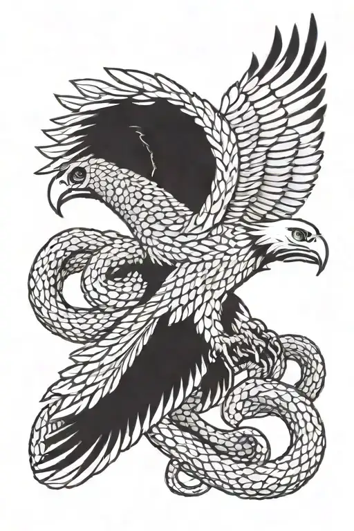 Eagle Carrying Cobra Snake