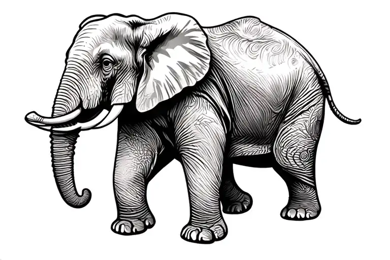 Elephant Standing