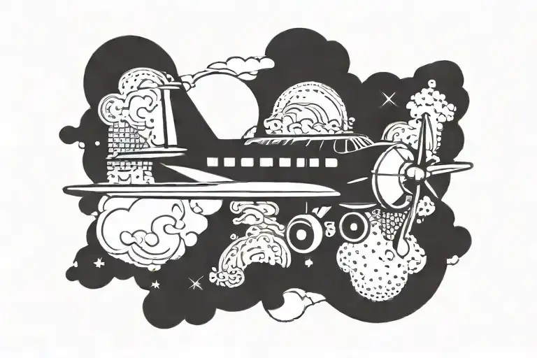 Minimalist Airplane Flying