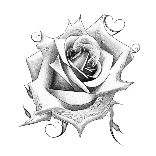 Name With Rose And Crown