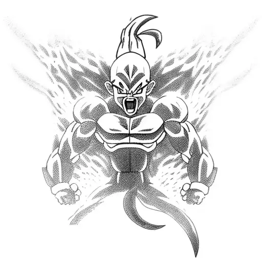 Dragon Ball Characters In A Fierce Battle