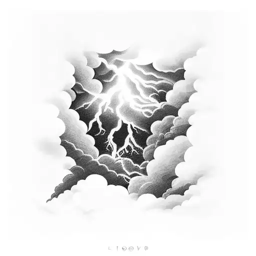 Dark Active Thunderstorm Cloud