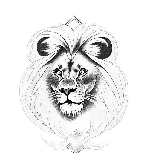 Lion With Crosses Forearm