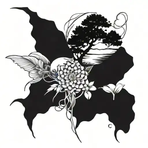 Sam Urai And Nature Scene