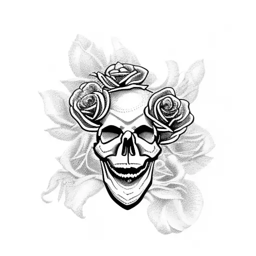 Skull And Roses