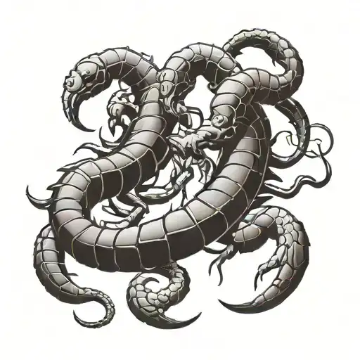 Scorpion And Hercules