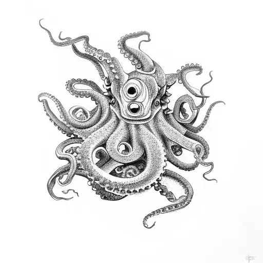 Kracken Octopus Thigh High