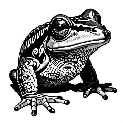 Mayan Warior Frog