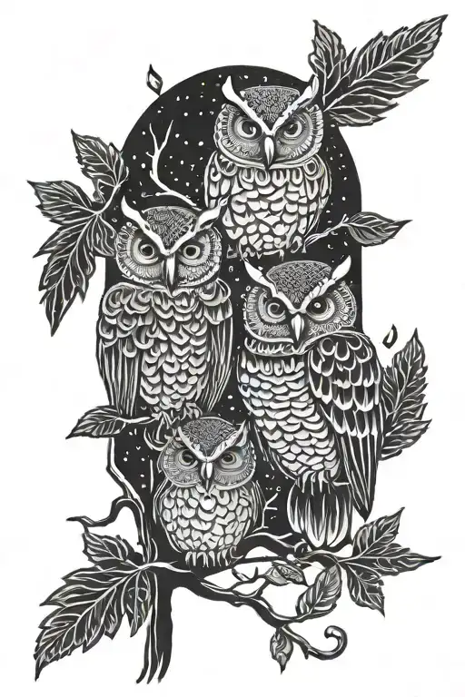 Forest And Night Owls