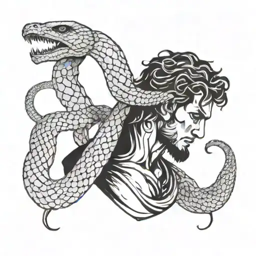 Man And Snake