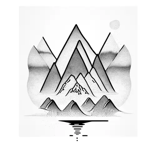 Mountains With Feather